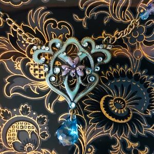 Anne Koplik Enamel Bead Pendant Necklace: USA Made